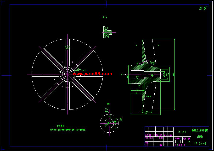（全套CAD）滾筒式拋丸清理機的總體和結構設計（終稿）CAD截圖03