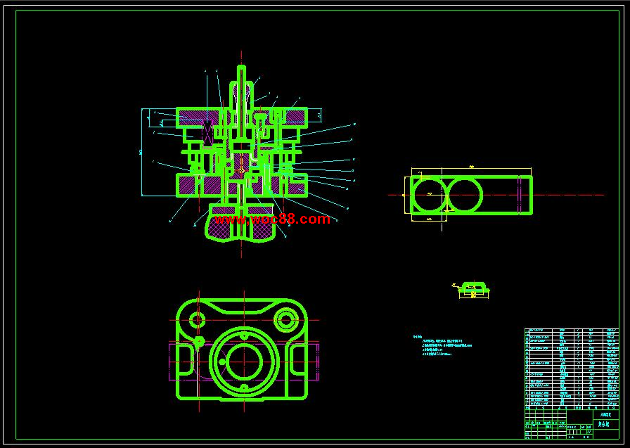 （全套CAD）深筒件的沖壓工藝及模具設計（終稿）CAD截圖03