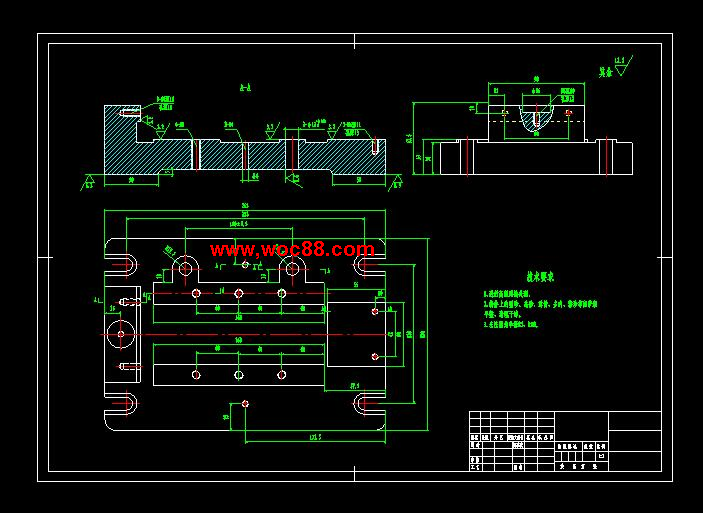 （全套CAD）浮動底板工藝和夾具設計（終稿）CAD截圖05