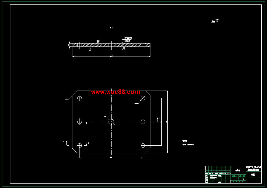 （全套CAD）汽車軸蓋沖壓模設計（終稿）CAD截圖04