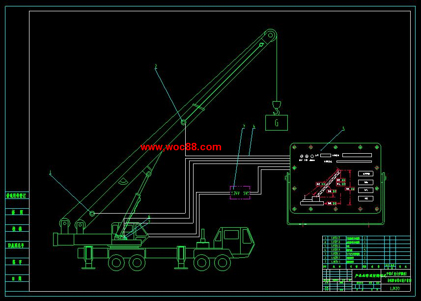 （全套CAD）汽車式起重機力矩限制器的研制（終稿）CAD截圖01
