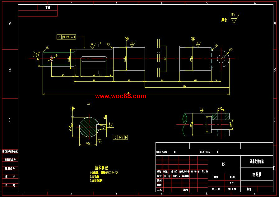 （全套CAD）清淤船的設計（終稿）CAD截圖06