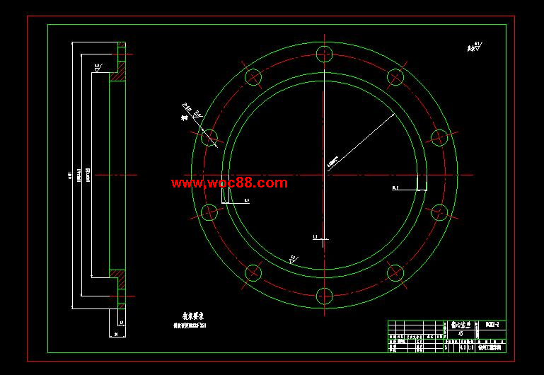 （全套CAD）混凝土泵車回轉機構及臂架油缸和回轉臺的設計（終稿）CAD截圖05