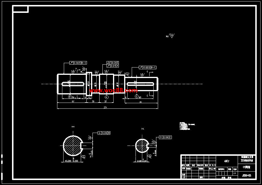 （全套CAD）滾筒式絞車傳動系統設計（終稿）CAD截圖06