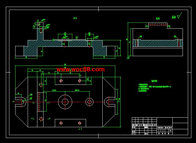 （全套CAD）浮動底板工藝和夾具設計（終稿）CAD截圖07