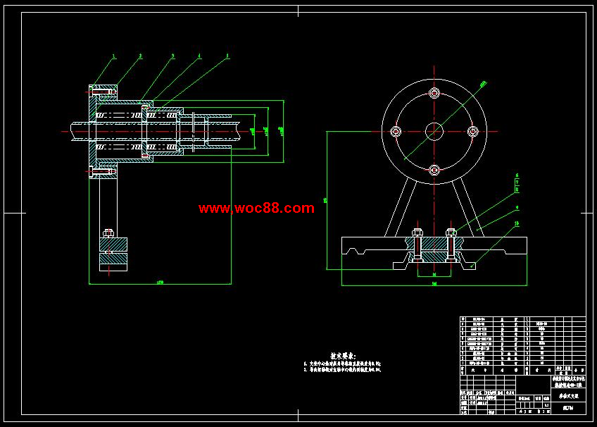 （全套CAD）深孔加工專用機床設計（終稿）CAD截圖04