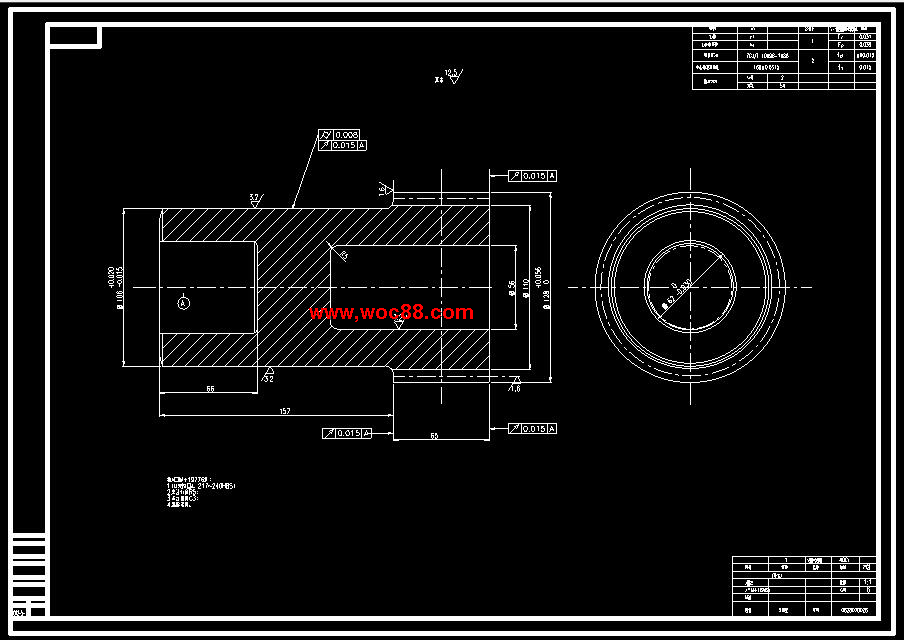 （全套CAD）滾筒式絞車傳動系統設計（終稿）CAD截圖03
