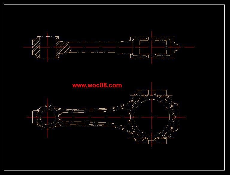 （全套CAD）汽車連桿加工工藝及夾具設計（終稿）CAD截圖03