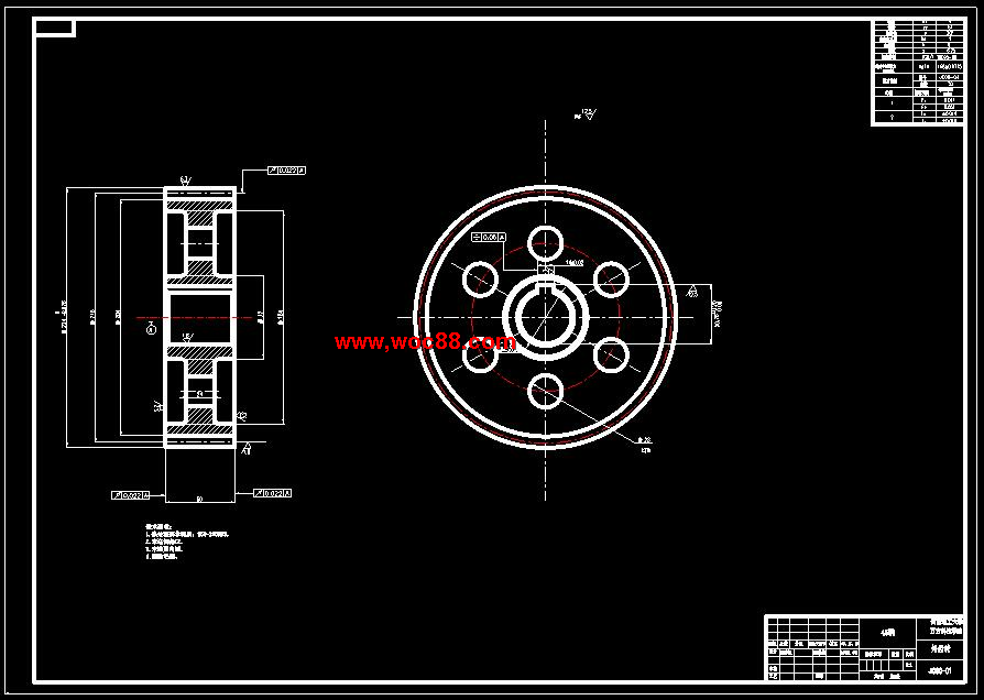 （全套CAD）滾筒式絞車傳動系統設計（終稿）CAD截圖02