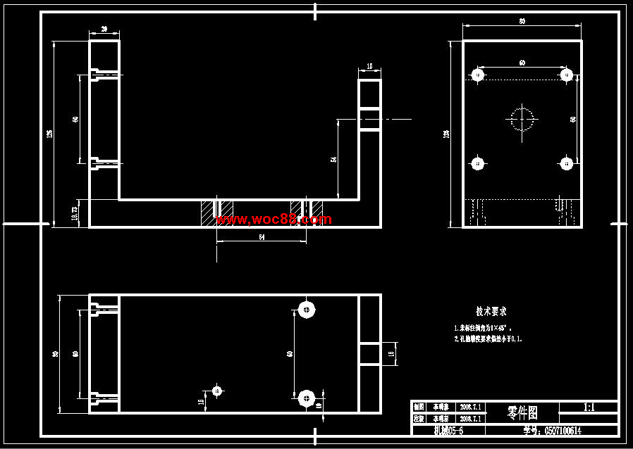 （全套CAD）法蘭盤831004加工工藝及及Φ6和Φ4孔的工藝裝備設計（終稿）CAD截圖03