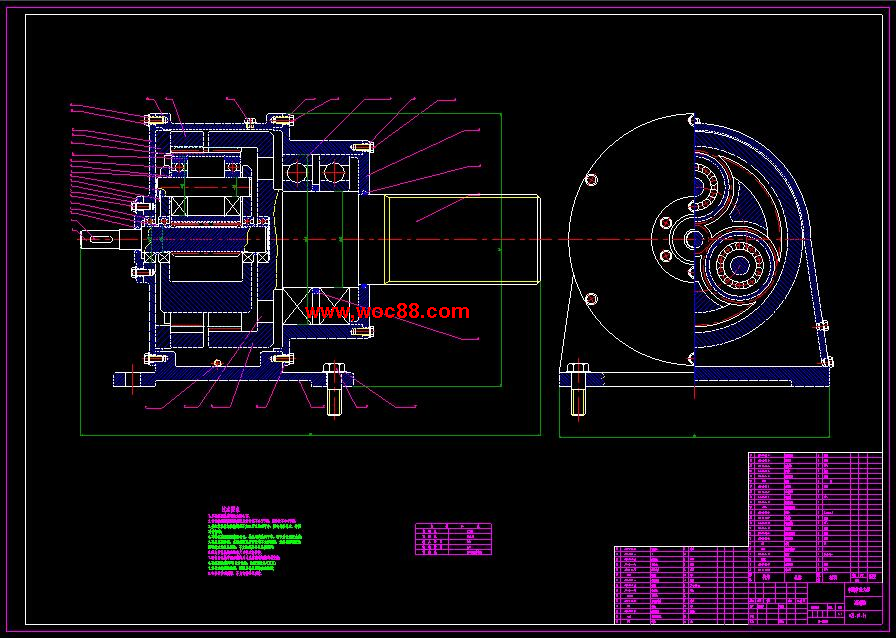 （全套CAD）濃縮機設計（終稿）CAD截圖01