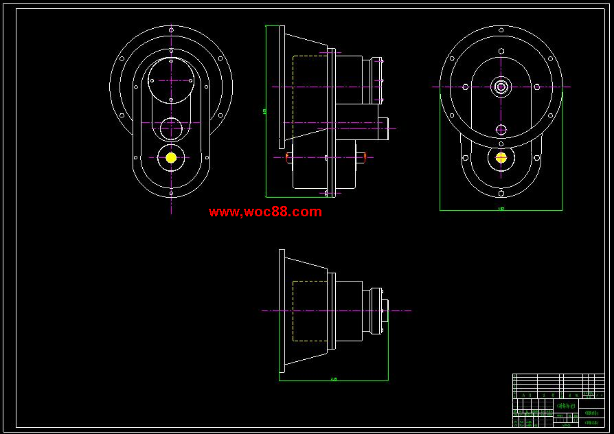 （全套CAD）汽車無級變速器設計（終稿）CAD截圖02