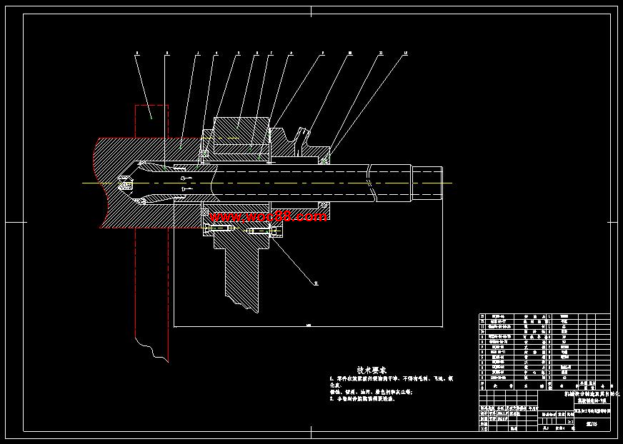（全套CAD）深孔加工專用機床設計（終稿）CAD截圖02