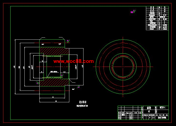 （全套CAD）混凝土泵車回轉機構及臂架油缸和回轉臺的設計（終稿）CAD截圖04