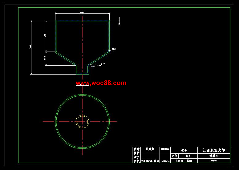 （全套CAD）混合式碾米機的設計（終稿）CAD截圖03