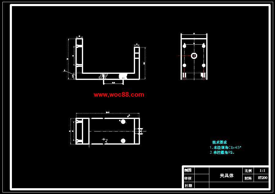 （全套CAD）法蘭盤831004加工工藝及及Φ6和Φ4孔的工藝裝備設計（終稿）CAD截圖02