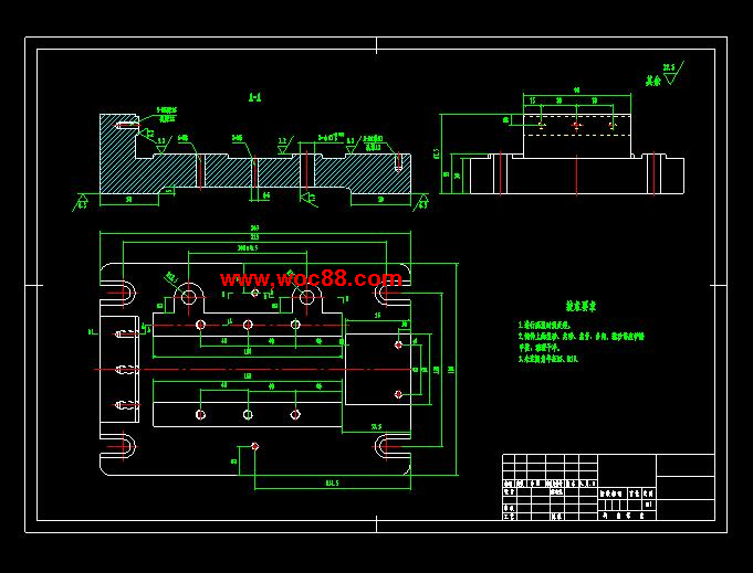 （全套CAD）浮動底板工藝和夾具設計（終稿）CAD截圖04