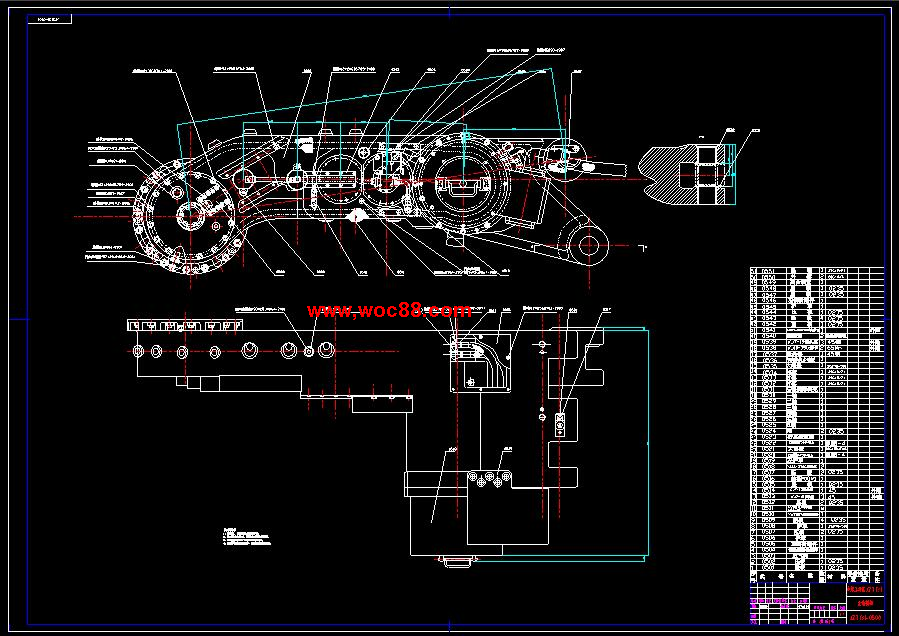 （全套CAD）滾筒采煤機截割部的設計（終稿）CAD截圖02