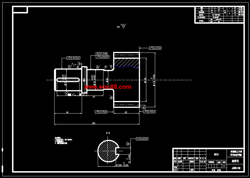 （全套CAD）滾筒式絞車傳動系統設計（終稿）CAD截圖07