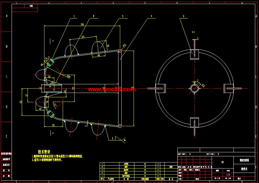（全套CAD）清淤船的設計（終稿）CAD截圖05