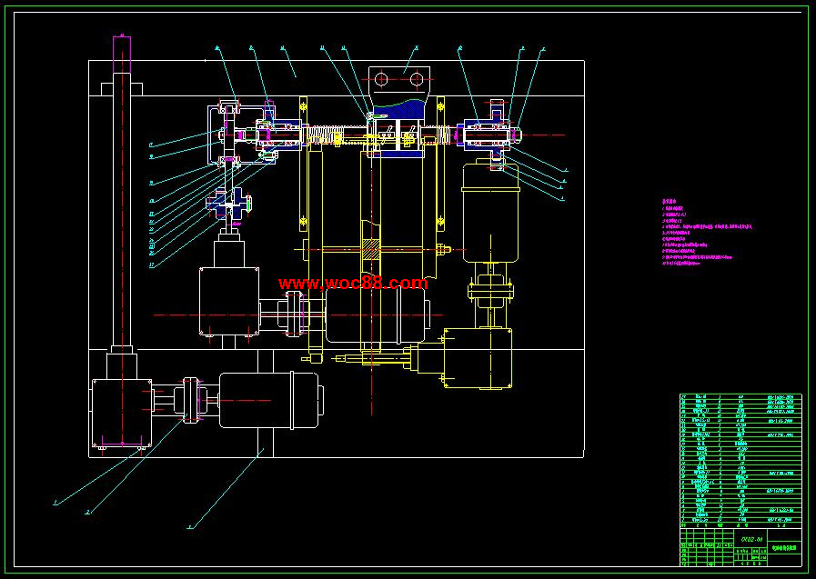 （全套CAD）汽車多向調節電動座椅設計（終稿）CAD截圖01