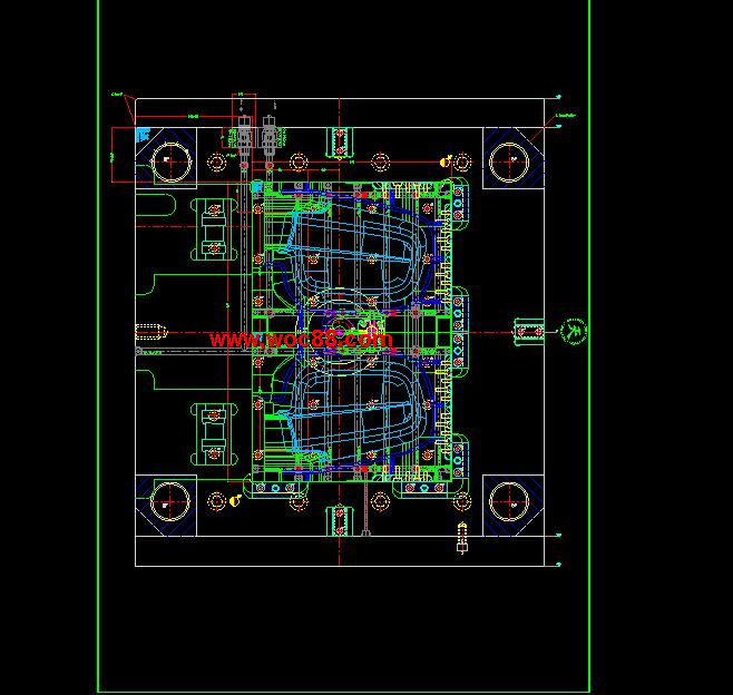（全套CAD）汽車后視鏡磨邊機設計（終稿）CAD截圖03