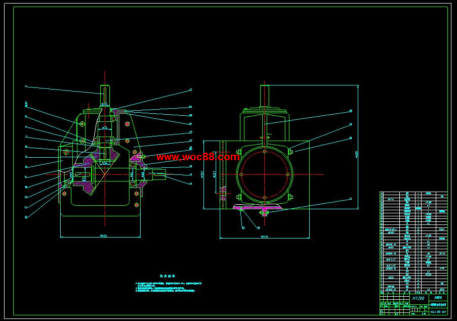 （全套CAD）混輾式混砂機機械結構設計（終稿）CAD截圖01
