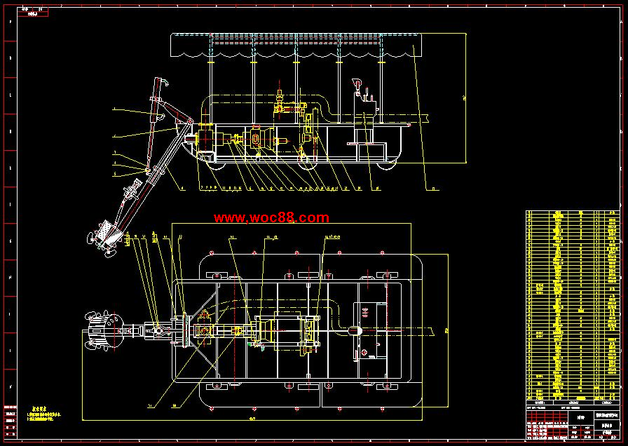 （全套CAD）清淤船的設計（終稿）CAD截圖01