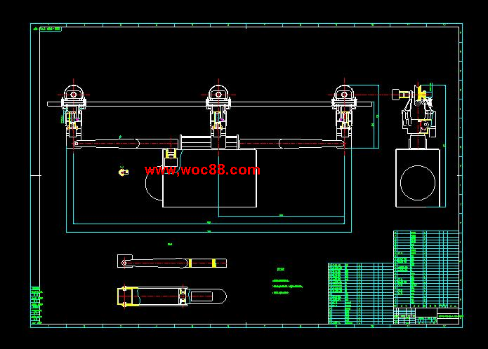 （全套CAD）高壓電線除冰機器人機構設計（終稿）CAD截圖01