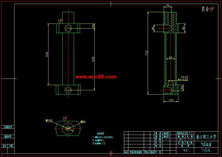 （全套CAD）氣動翻轉機械手部件設計（終稿）CAD截圖07