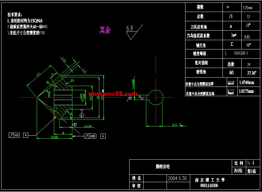 （全套CAD）汽車發動機新型配氣機構設計（終稿）CAD截圖04