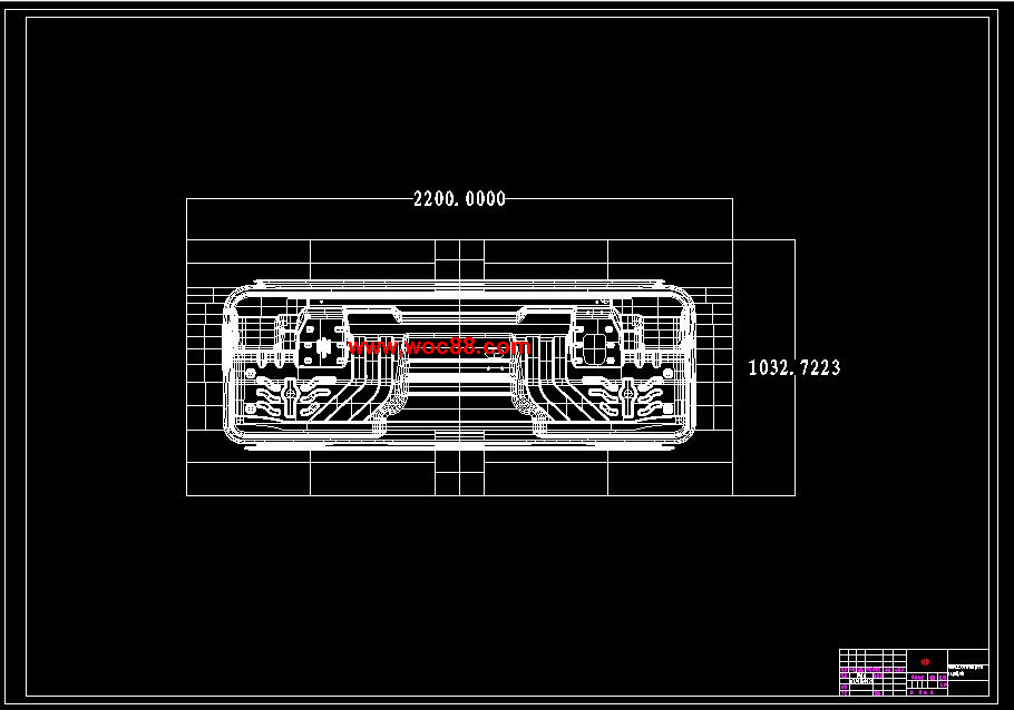 （全套CAD）汽車臥鋪蓋板拉延模設計（終稿）CAD截圖05