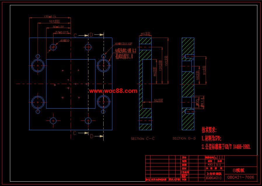 （全套CAD）汽車方向盤注塑模具設計（終稿）CAD截圖02