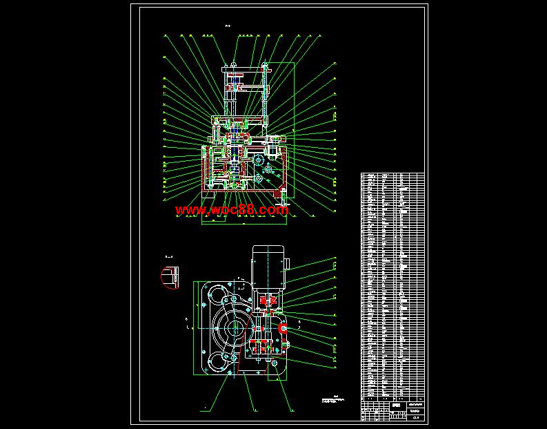 （全套CAD）標準篩振篩機的總體及夾緊裝置的設計（終稿）CAD截圖01