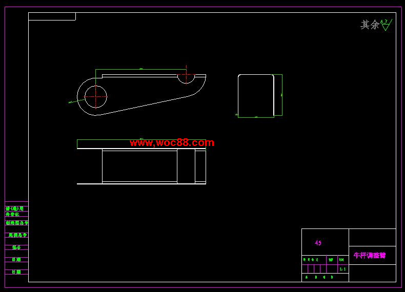 （全套CAD）汽車零件牛桿調整臂的模具設計（終稿）CAD截圖03
