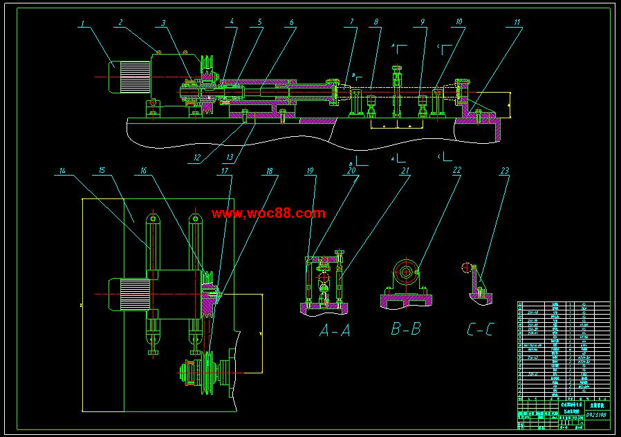 （全套CAD）汽車變速箱軸承專用壓裝裝置設計（終稿）CAD截圖01