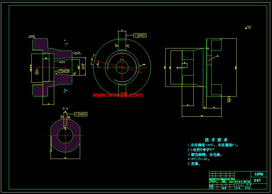 （全套CAD）汽車發動機油路測量設備的機構設計（終稿）CAD截圖02