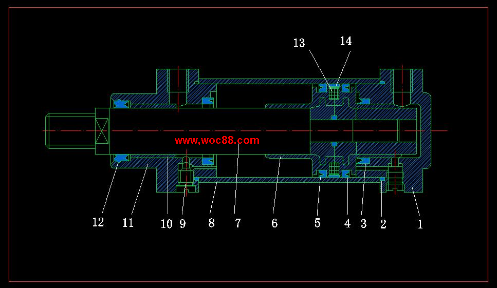 （全套CAD）母線槽參數檢測機構傳動系統設計（終稿）CAD截圖01
