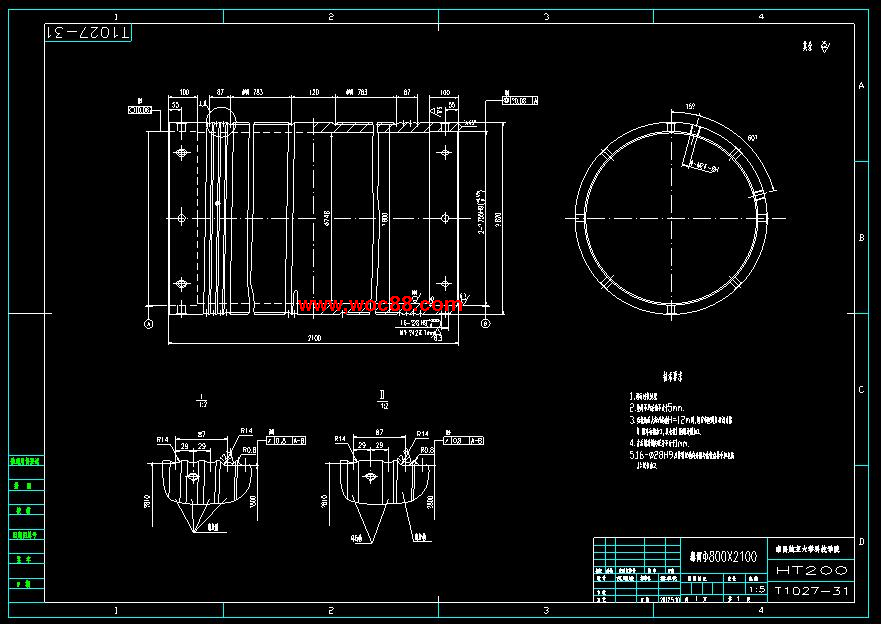 （全套CAD）橋式起重機總體方案及起升裝置的設計（終稿）CAD截圖02