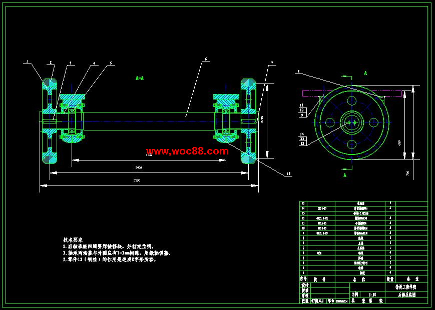 （全套CAD）校園電動車的設計（終稿）CAD截圖05