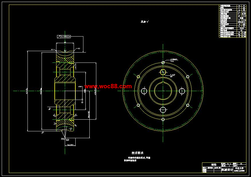 （全套CAD）果蔬大棚電動卷簾機的設計（終稿）CAD截圖05