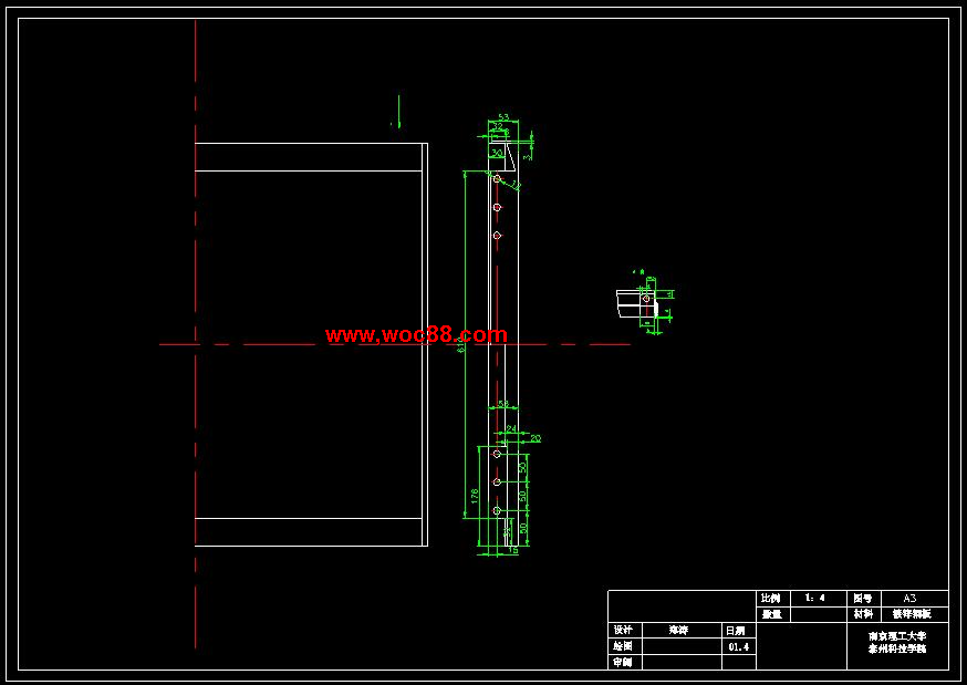 （全套CAD）某型自動垂直提升倉儲系統方案論證及關鍵零部件的設計（終稿）CAD截圖04