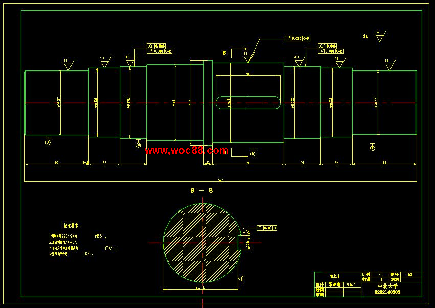 （全套CAD）果蔬大棚電動卷簾機的設計（終稿）CAD截圖07