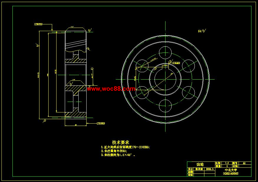 （全套CAD）果蔬大棚電動卷簾機的設計（終稿）CAD截圖02