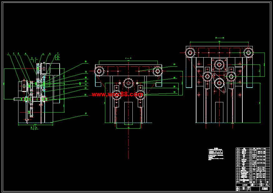 （全套CAD）某型自動垂直提升倉儲系統方案論證及關鍵零部件的設計（終稿）CAD截圖01