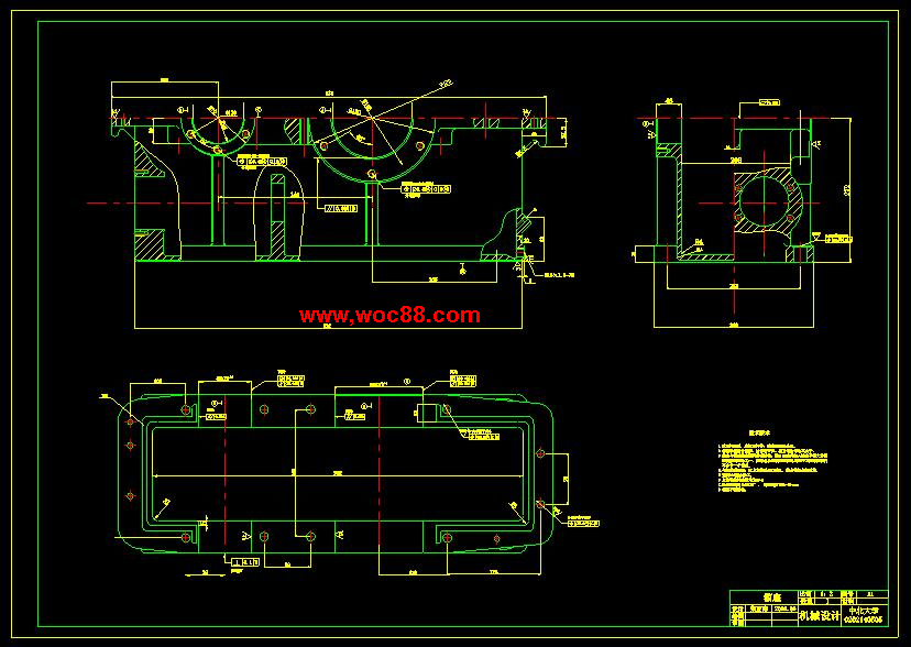（全套CAD）果蔬大棚電動卷簾機的設計（終稿）CAD截圖10