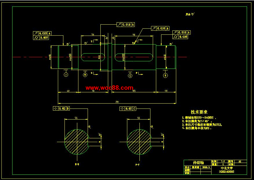 （全套CAD）果蔬大棚電動卷簾機的設計（終稿）CAD截圖03