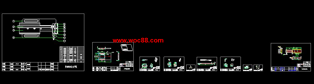 （全套CAD）條料清潔機推料機構設計（終稿）CAD截圖09