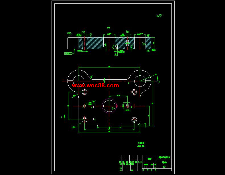 （全套CAD）某冷凝器側板沖壓模復合模具設計（終稿）CAD截圖04