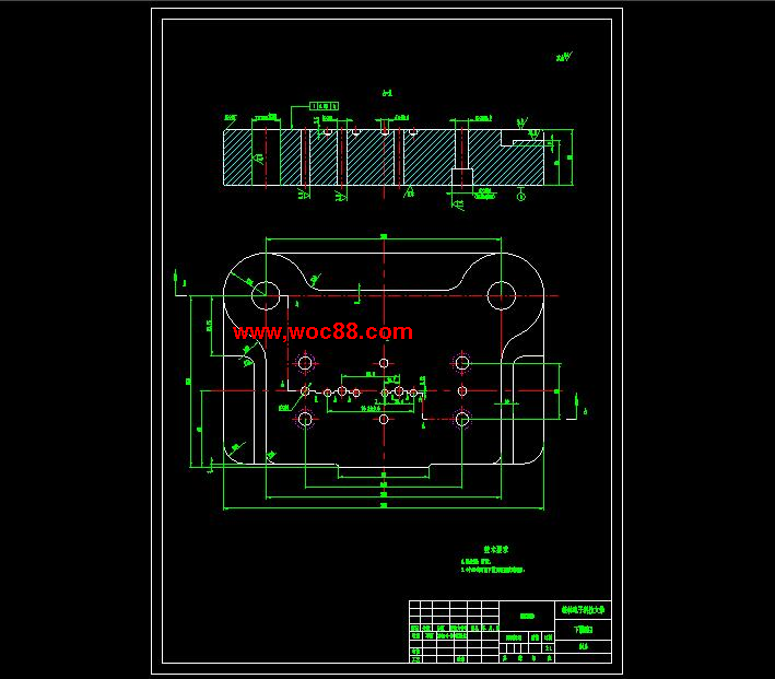 （全套CAD）某冷凝器側板沖壓模復合模具設計（終稿）CAD截圖03